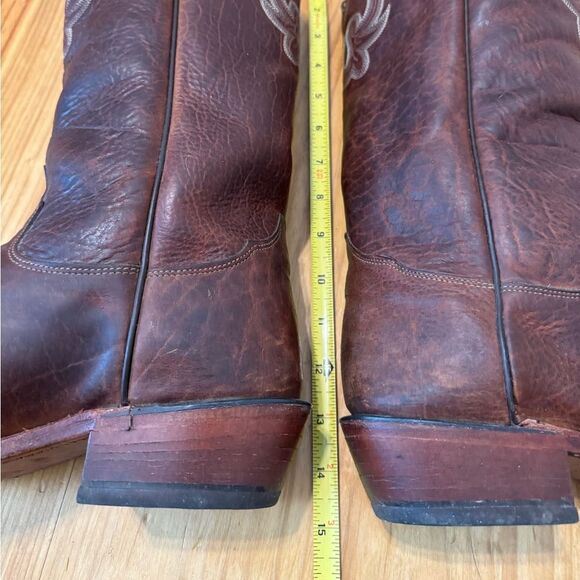 Tony Lama Sz 8.5EE 6980 Mens El Paso Collection Western Boot Bison Leather Dress - Picture 13 of 15